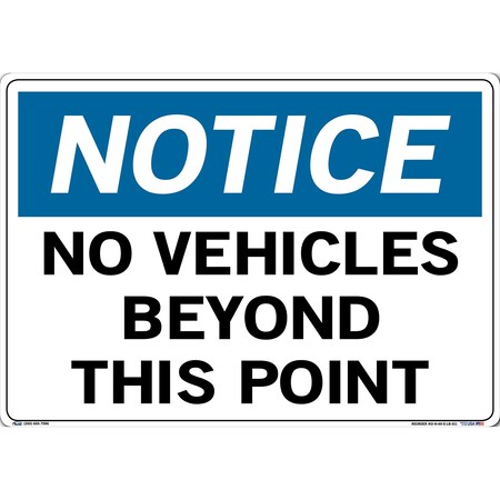Vestil Vinyl Label Sign, 14-1/2" H, 20-1/2" W, Vinyl Label, Rectangle, English, SI-N-69-E-LB-011 SI-N-69-E-LB-011